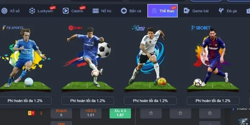 Đa dạng kèo cược và tỷ lệ cạnh tranh